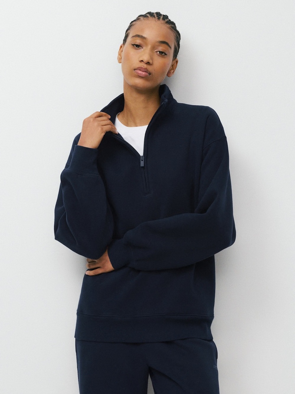 BNWT ARITZIA Sweatfleece 1/2 Zip Sweater